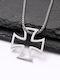 Sharks Bay Clothing Men's Steel Cross with Chain