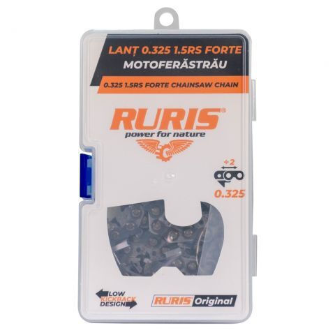 Ruris Chainsaw Chain 325 1.5 Mm 33 Drive Links 40 Cm Heavy Duty