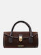 Fabric Women's Handbag Crossbody Suede Brown