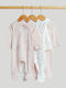 Mothercare Mehrfarbige Baby-Strampler Set 3 Stück