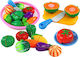 Lean Toys Παιχνίδι Φρούτα & Λαχανικά για 3+ Ετών 8τμχ