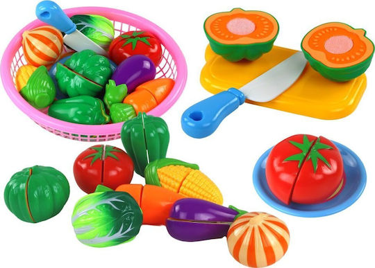 Lean Toys Παιχνίδι Φρούτα & Λαχανικά για 3+ Ετών 8τμχ