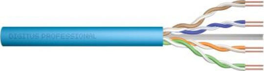 Digitus U/UTP Cat.6a Netzwerkkabel Ethernet 305m Hellblau