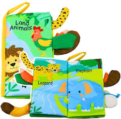 Lean Toys Carte De Activități Din Țesătură cu Sunete pentru Nou-Născuți