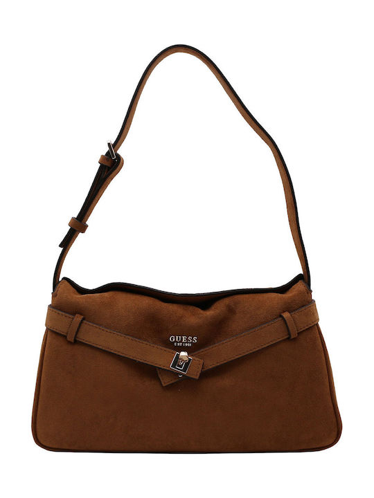 Guess Ella Women's Shoulder Bag Tabac Brown