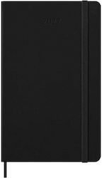 Moleskine Wöchentliche Tagesordnung 2027 Schwar...