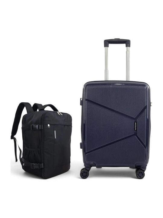 Playful Bags Hard Blue Suitcases