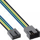 InLine 4-Pin Molex - 4-Pin Molex Cable 0.7m Multicolour 33328D