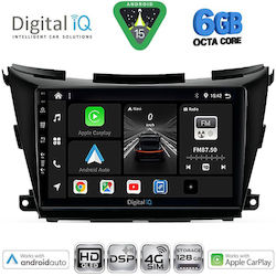 Digital IQ Car Audio System for Nissan Murano 2017-2025 Bluetooth USB WiFi GPS Apple CarPlay Android Auto with 9" Touch Screen