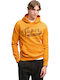 Vintage Sweatshirt mit Kapuze Orange