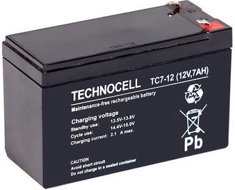 AGM UPS-Batterie mit Gewicht 7Ah und Spannung 12V