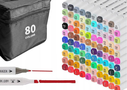 Dwm Marker Weiße Set 80 Farben