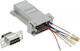 InLine 68889L Конвертор RJ-45 женски към VGA мъжки Сребрист