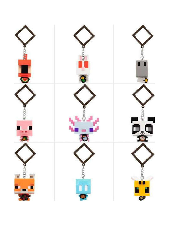 Minecraft Μπρελόκ Scented Series 4 Blind Box Σετ 24 Τεμάχια