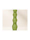 Kaemingk Decorative Green Glass Vase Φ7xH32cm