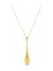 Daskalakis Halskette mit Träne Design aus 14K Gold