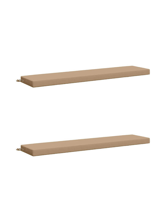 vidaXL Gartenstuhlkissen Soest Beige 2Stück 40x...
