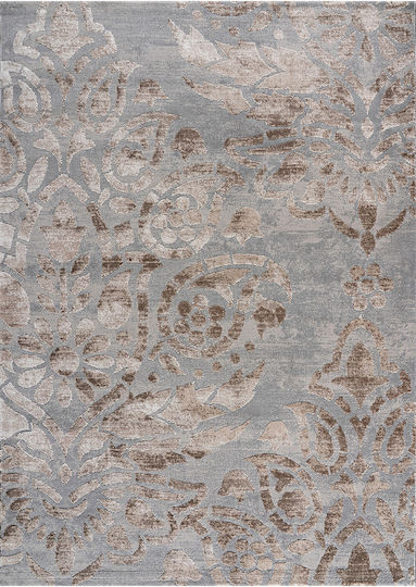 Beauty Home 9444 Rechteckiger Beiger Grauer Wohnzimmer Teppich 133x190cm