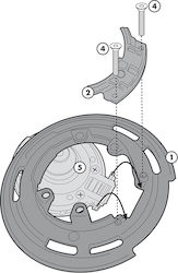 Givi Bf22 Motorrad-Gepäckträger Für Nine T '04-'13 Givi Bf22 Motorrad-Gepäckträger Für Nine T '04-'13