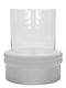 Eurolamp Set Sfeșnice Ceramice Albe 16.5x16.5x18 cm 2 buc.