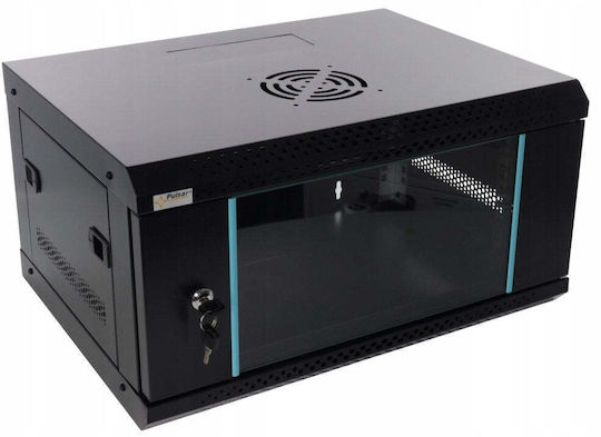 Pulsar Επιτοίχια Καμπίνα Rack 4U Μαύρο RWA454-B