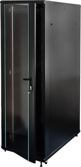 Delta Επιδαπέδια Καμπίνα Rack 42U 60x100cm Μαύρο SP01_13713238