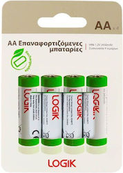 LOGIK AA 2450mAh 4τμχ LOGIK AA 2450mAh 4τμχ