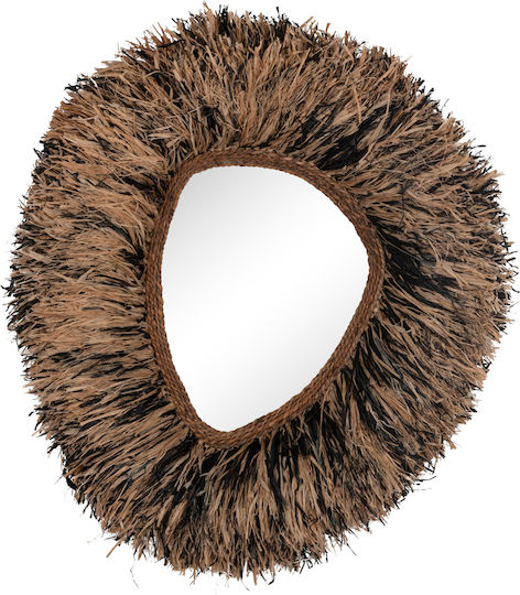 HomeMarkt HM4712 Καθρέπτης Μαύρος 100x90cm HomeMarkt HM4712 Καθρέπτης Μαύρος 100x90cm