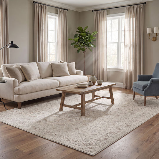 Beauty Home Mirage Art 9845 Комплект Килими За Спалня Бежов 9845-Комплект 3 Бр