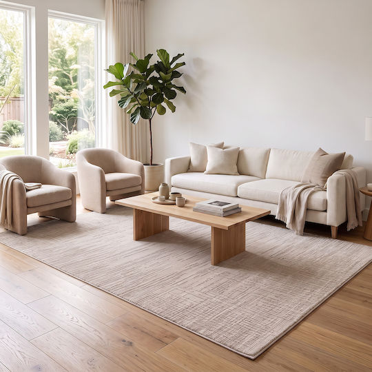 Beauty Home Vision Art 9253 Комплект Килими За Спалня Бежов 9253-Комплект 3 Бр