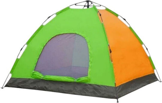 YB3013 Camping Igloo Tent Green for 3 People 200x150x120cm _org Orange/Green