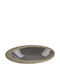 Dekorative Schale Metall Graue 42,5x27x7,5cm