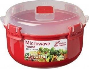 Sistema Plastic Red Lunch Box 915ml