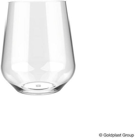 Goldplast Set Plastic Glasses 390ml 6 Pieces