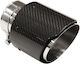 Auspuffendrohr Mtuning 101mm Eingang 70mm Carbon Glanz