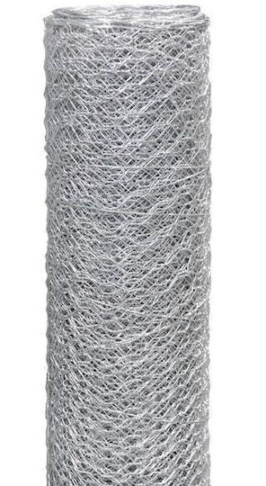 Шестоъгълна поцинкована мрежа 50cm*10m отвор 25mm тел 0.8mm 10 M S-b 29401611