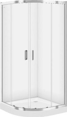 Cersanit Semicircular Shower Cabin with Sliding Door 90x90x90cm
