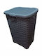 Katex Wäschekorb Aus Kunststoff 60lt 43.5x33.7x60.2cm Weiß