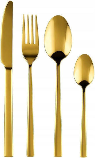 Lumarko Verlo Besteckset Edelstahl Gold 24 Stück Lumarko Verlo Besteckset Edelstahl Gold 24 Stück