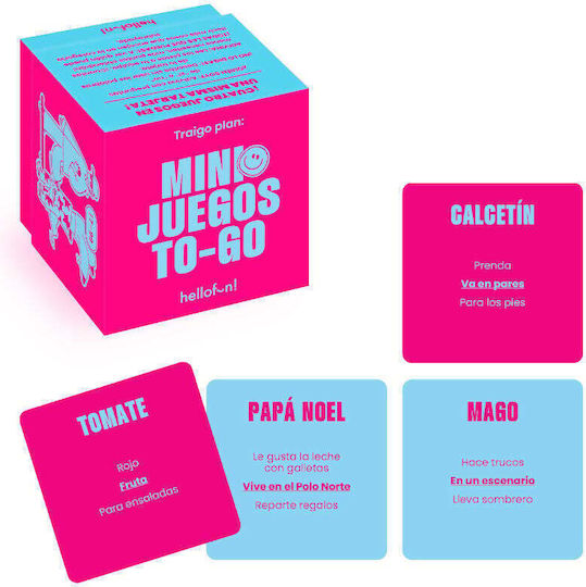 Επιτραπέζιο Παιχνίδι Juego Minijuegos To Go για 2-8 Παίκτες 7+ Ετών (ES) Hellofun!