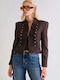 Decoro Women's Blazer Dark Brown