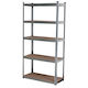 Bormann BSR3200 Dexions Verzinkt 75x30x170cm mit 5 Regalen Gesamtbelastbarkeit 250kg