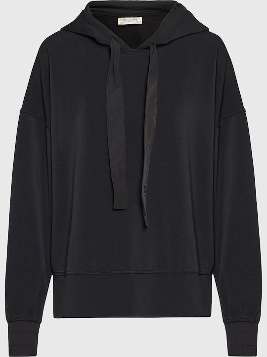 Funky Buddha Women's Hooded Sweatshirt Black