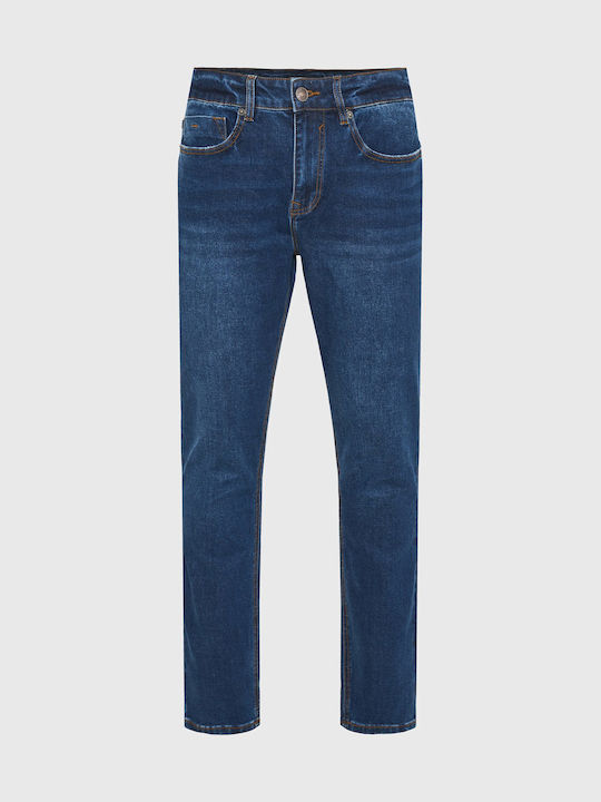 Funky Buddha Men's Tapered Blue Jeans Pants