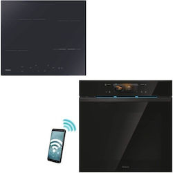 Haier Άνω Πάγκου με Κεραμικές Εστίες Μαύρος H6 Haier Άνω Πάγκου με Κεραμικές Εστίες Μαύρος H6