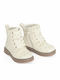 Kids Beige Ankle Boots