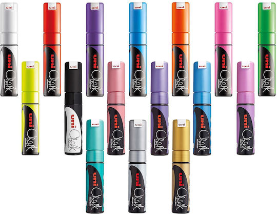 Uni-Ball Uni Chalk Pwe-8k Metallisches Rot