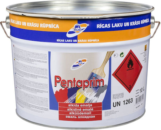 Rilak Pentaprim 10lt Λευκό Γυαλιστερό