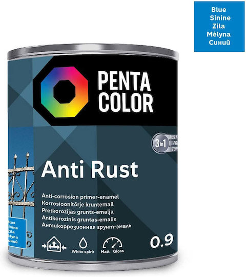 Pentacolor Инхибитор На Корозията 0.9лт Син