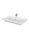 Cersanit Moduo Ceramic Vessel Bathroom Sink with Faucet 45x80cm White